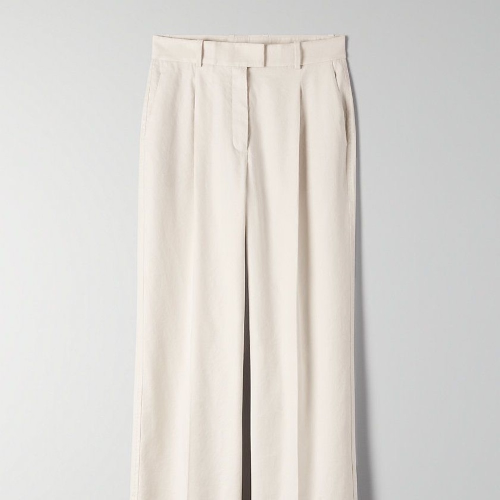ARITZIA Sadiki Wide Leg Linen Pants
